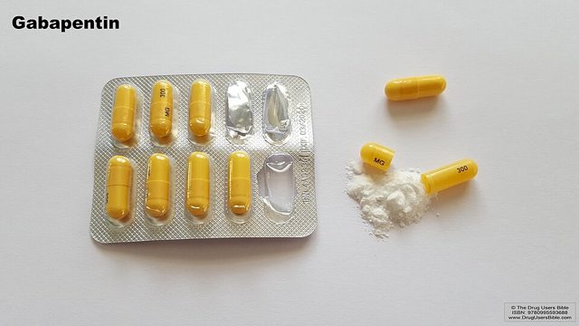 Gabapentin 300 mg capsules in blister pack